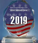 Next Level Rentals Best of 2019 Logo